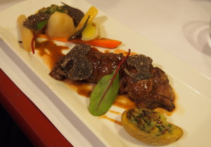 Kidneys with shaved black truffles! 
