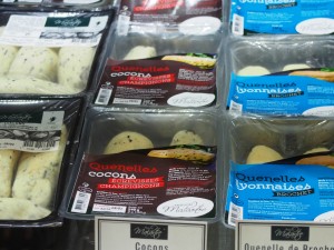 quenelles at les halles de Lyon