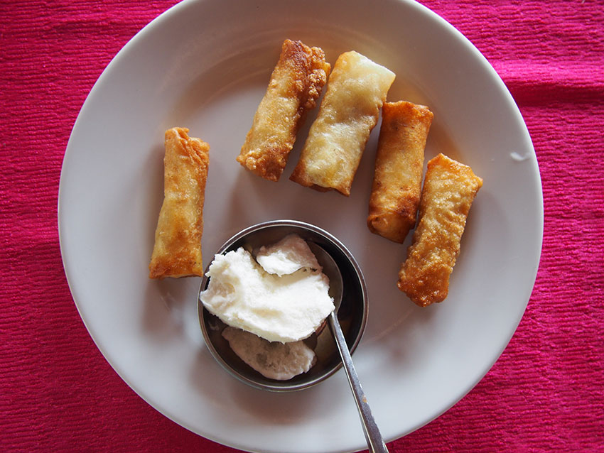 Banana Spring Rolls