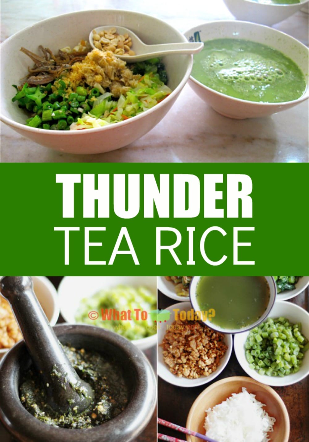 If you haven't tried thunder tea rice you are seriously missing out! Crazy flavors and overall an incredibly tasty dish!!