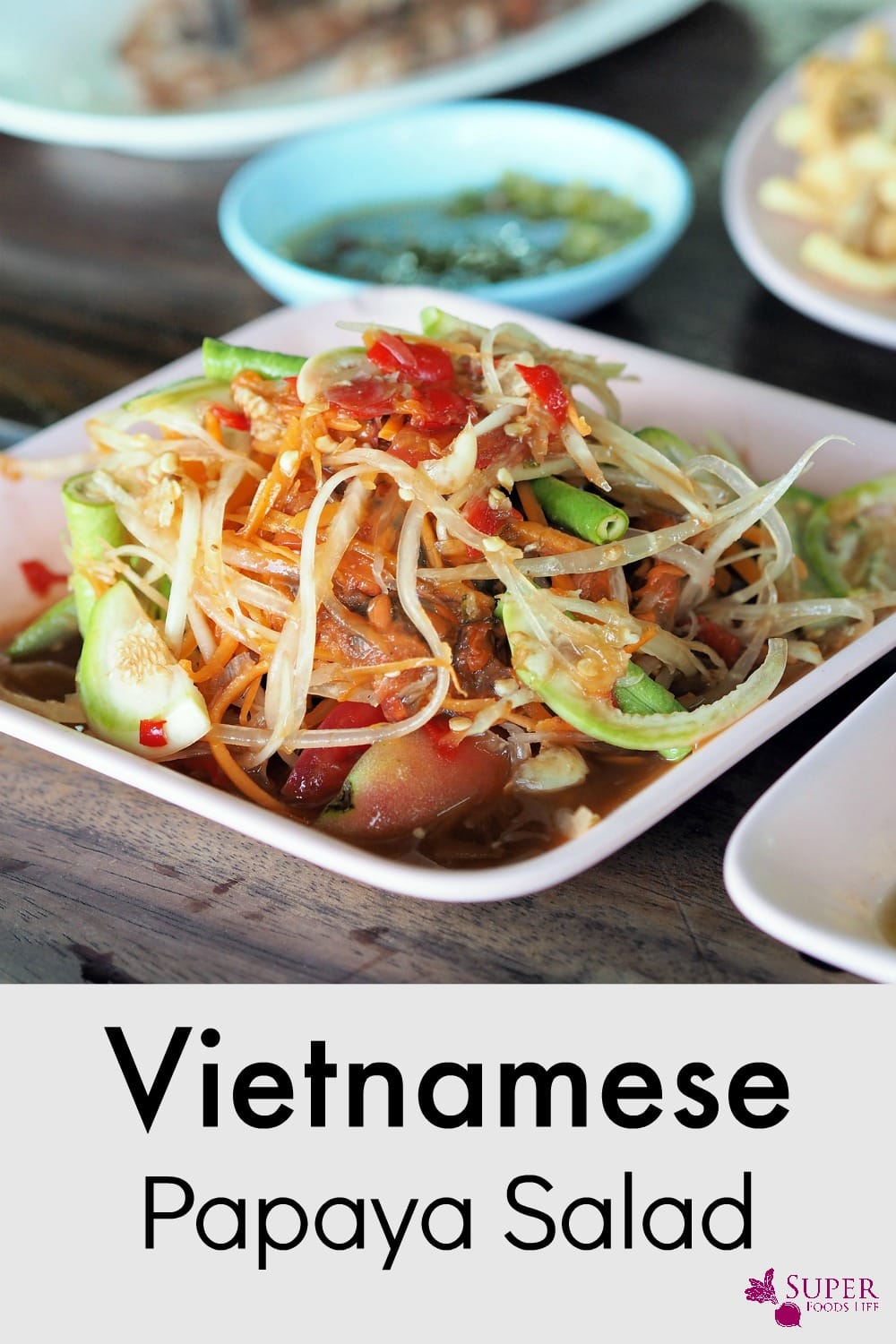 Papaya salad was one of my favorite dishes in Asia. Now I can make it myself!! Awesome recipe!
