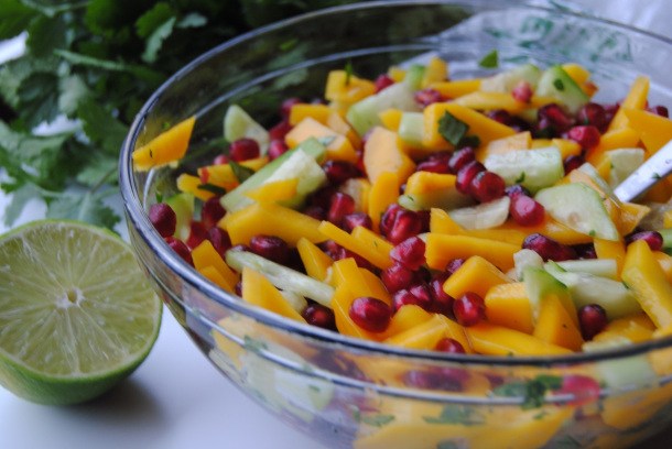Mango And Pomegranate Salad