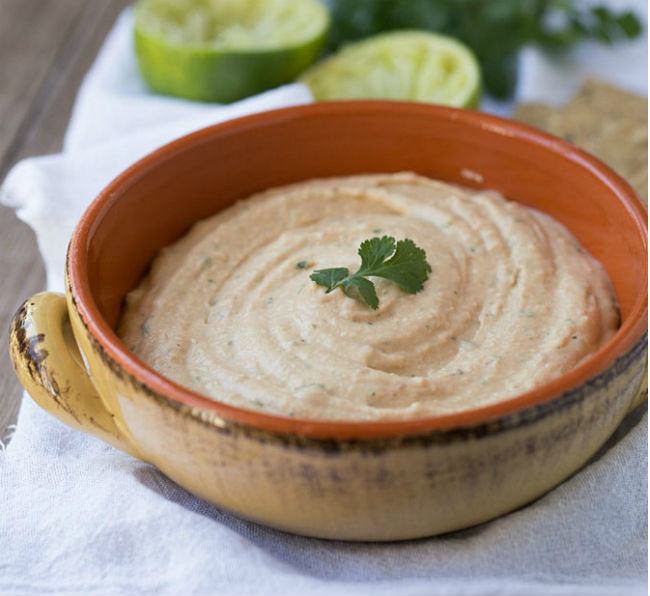 Cilantro Lime White Beans Hummus