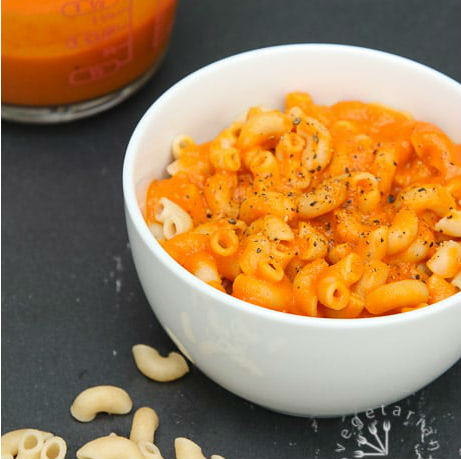 Creamy Carrot Tomato Pasta Sauce