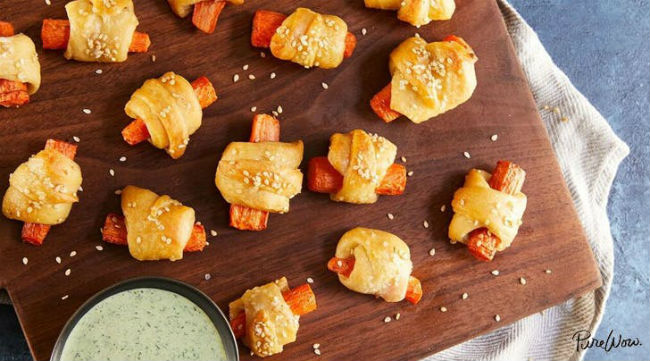 Carrot Pigs In A Blanket